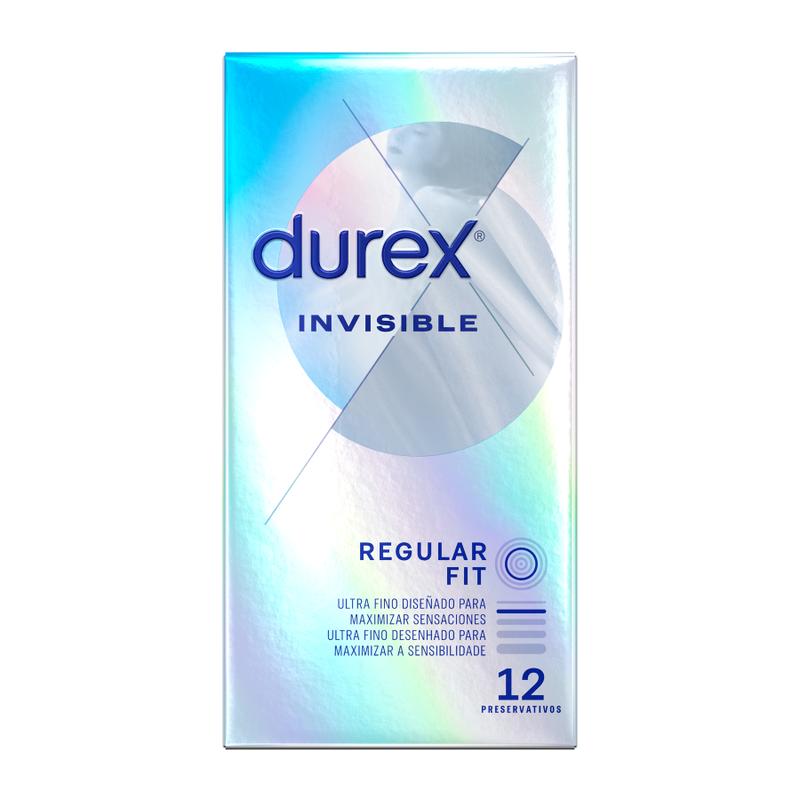 DUREX - UNSICHTBAR EXTRA DÜNN 12 EINHEITEN - Sexotim