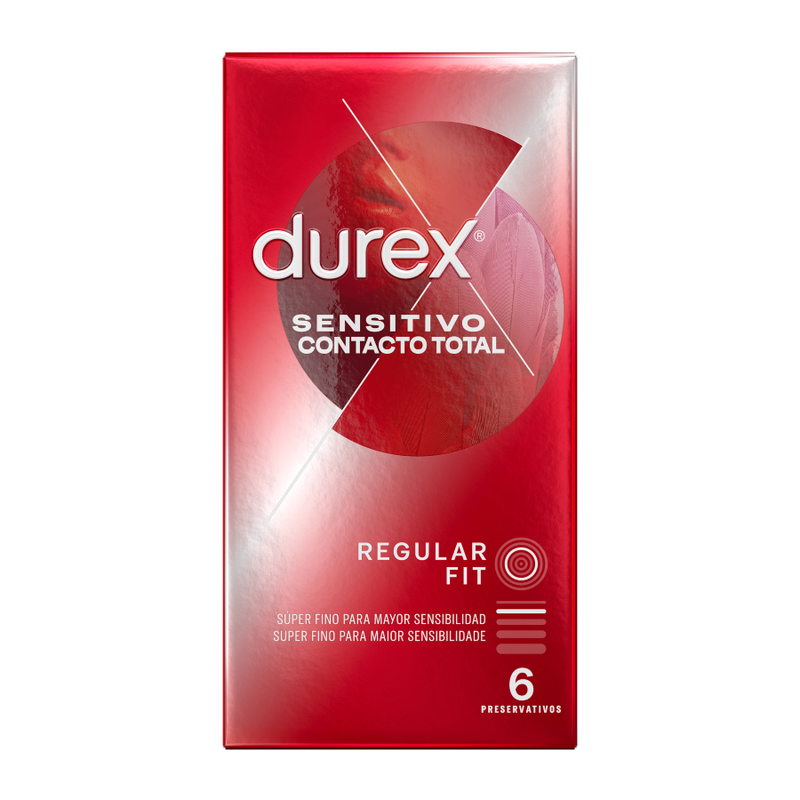 DUREX - EMPFINDLICHER KONTAKT INSGESAMT 6 EINHEITEN - Sexotim