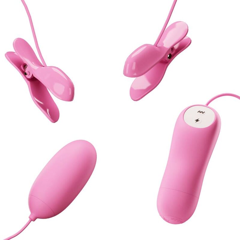 PRETTY LOVE - PINZETTE MIT VIBRATION UND ROSA ELETROSCHOCK - Sexotim
