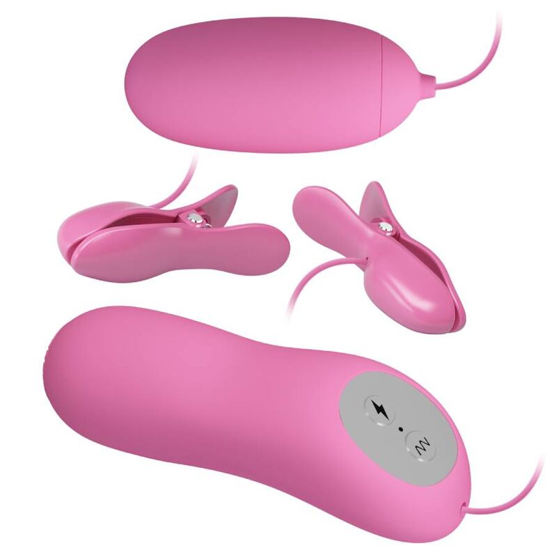 PRETTY LOVE - PINZETTE MIT VIBRATION UND ROSA ELETROSCHOCK - Sexotim
