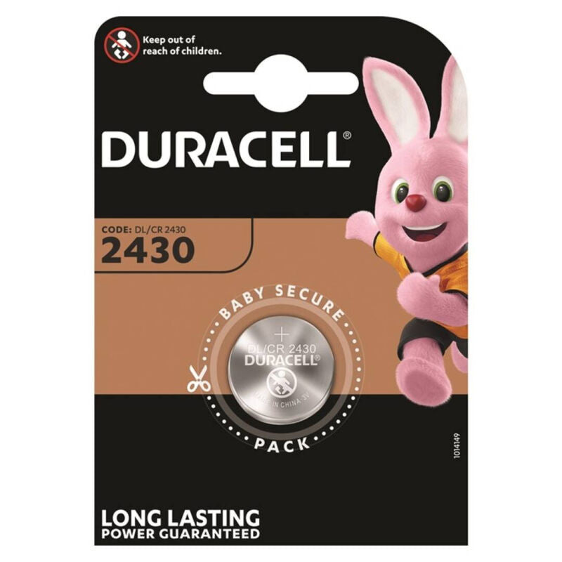 DURACELL - KNOPFBATTERIE LITIO CR2430 3V 1 EINHEIT - Sexotim