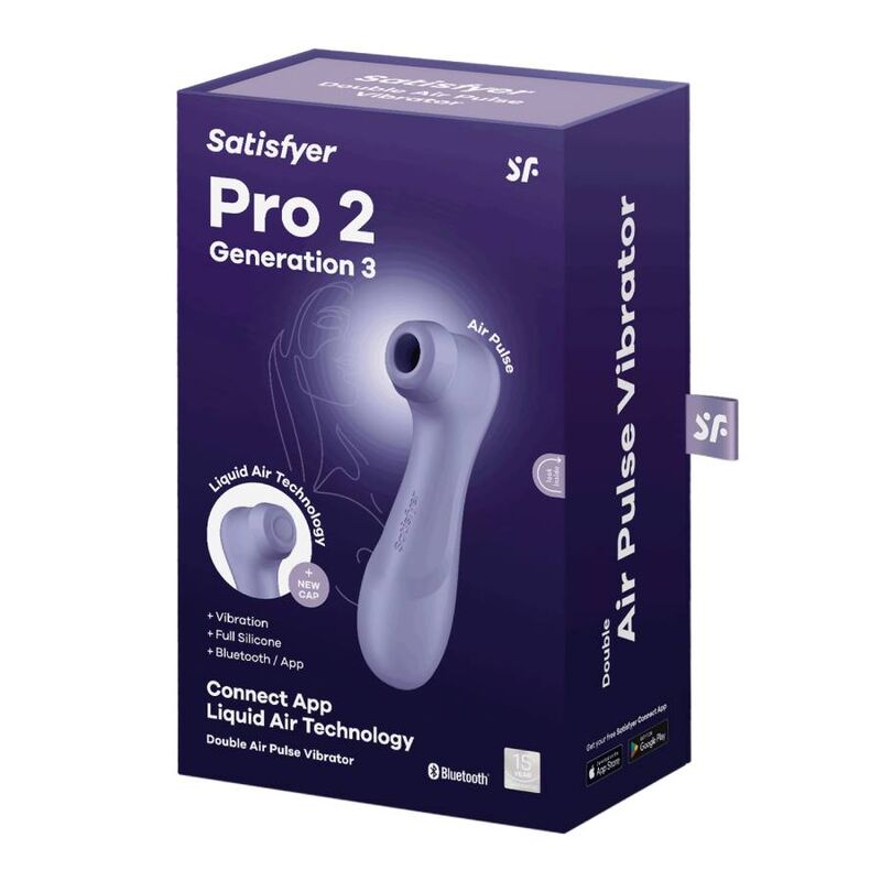 SATISFYER - PRO 2 GENERATION 3 BLUETOOTH & APP / GRANAT / LILA / SCHWARZ - Sexotim