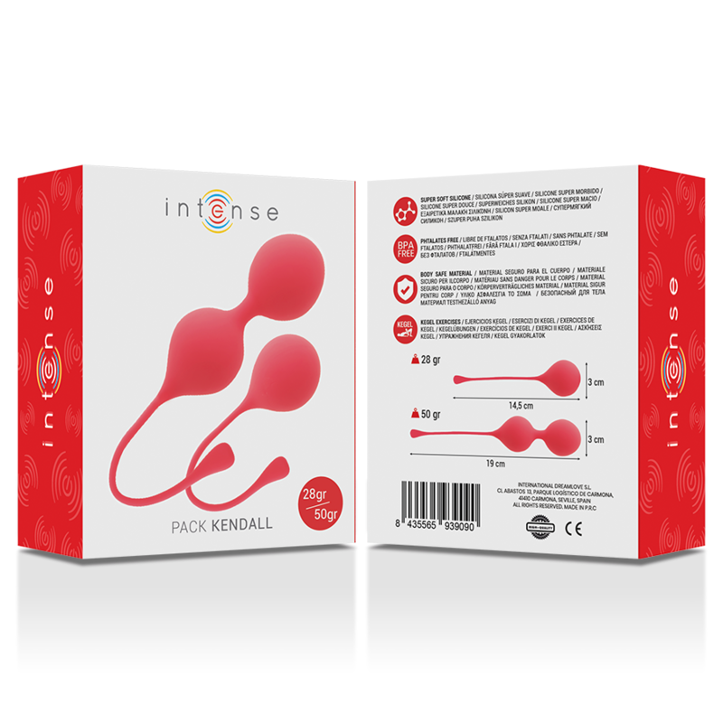 INTENSE - KEGEL BALLS PACK KENDALL RED - Sexotim