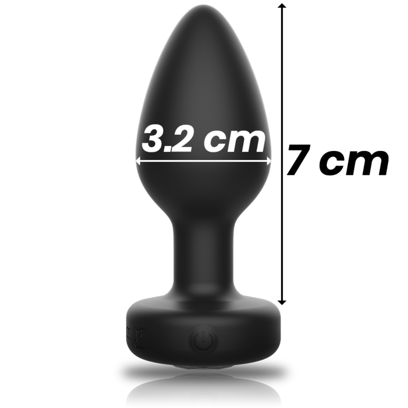 IBIZA - ANAL-PLUG MIT FERNBEDIENUNG, GRÖSSE M - Sexotim