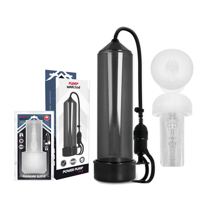 PUMP ADDICTED - RX5 SCHWARZ MIT MASTURBATOR - Sexotim