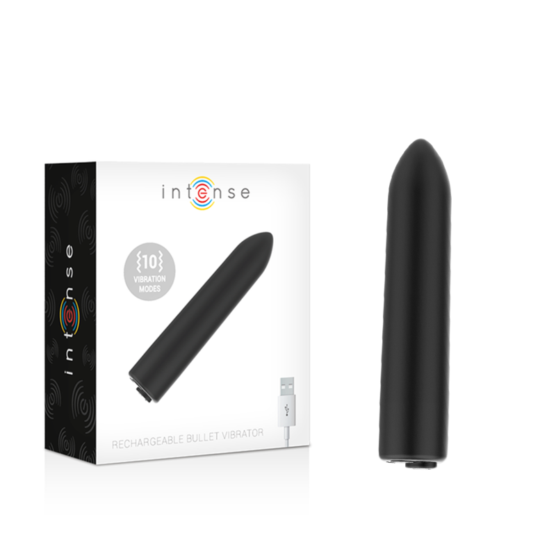 INTENSE - VIBRIERENDE BULLET - 10 VIBRATIONSMODI 8,5 CM x 1,7 CM - Sexotim