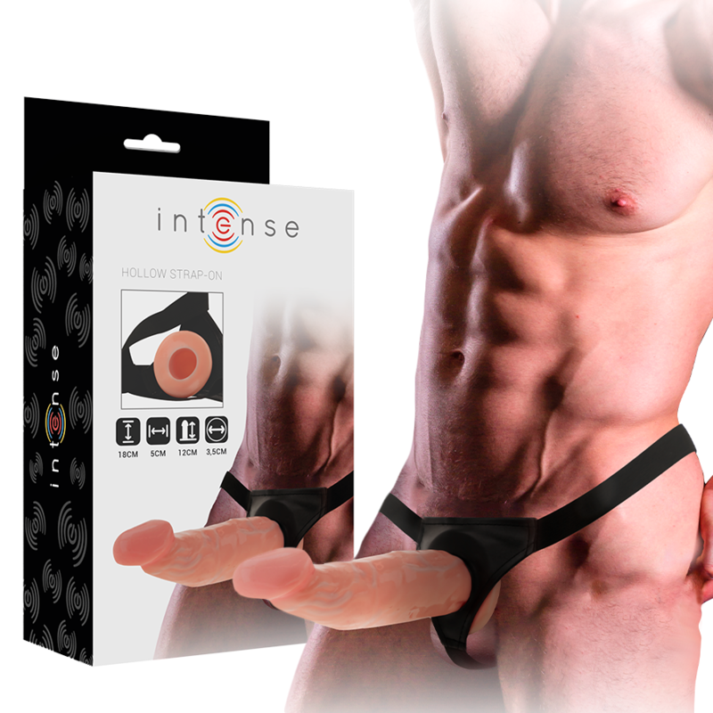 INTENSE - HOHLGESCHIRR MIT DILDO 18 X 3,5 CM - Sexotim