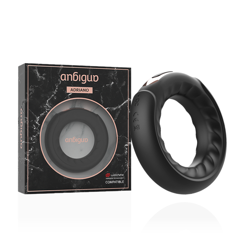 ANBIGUO - VIBRATIONSRING ADRIANO, MIT DER WIRELESS-TECHNOLOGIE VON WATCHME - Sexotim