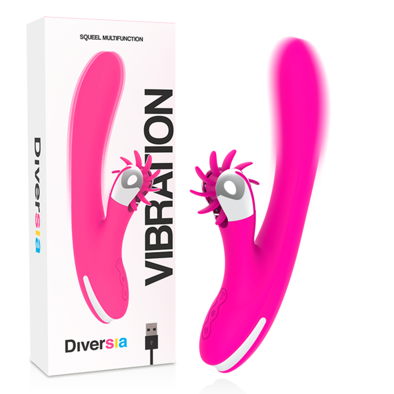 DIVERSIA - HÄSCHEN VIBRIEREND 24 CM - Sexotim