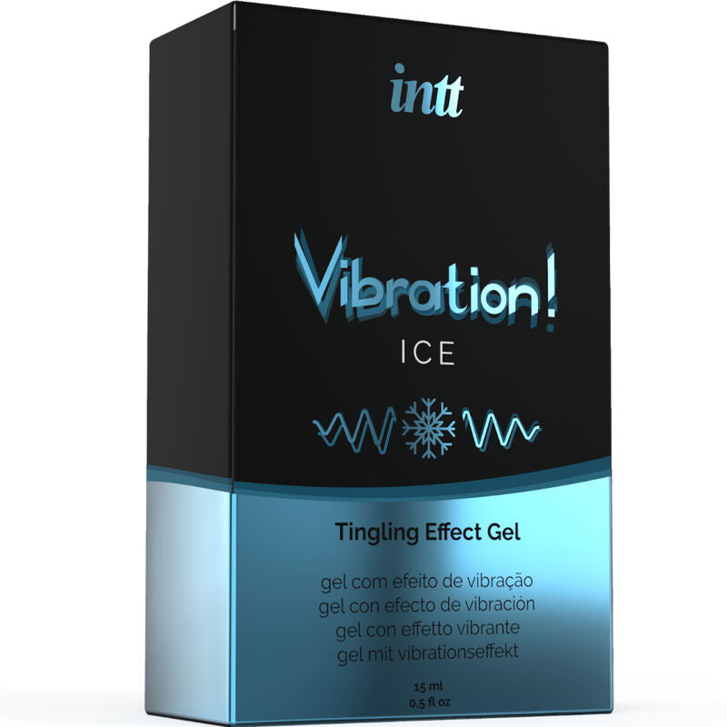 INTT - KRAFTVOLLES INTIM-STIMULIERENDES VIBRATIONSGEL MIT ICE-EFFEKT, 15 ml - Sexotim