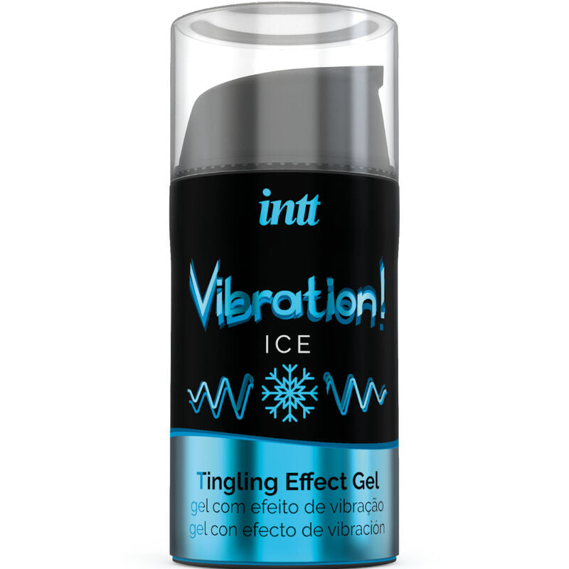 INTT - KRAFTVOLLES INTIM-STIMULIERENDES VIBRATIONSGEL MIT ICE-EFFEKT, 15 ml - Sexotim