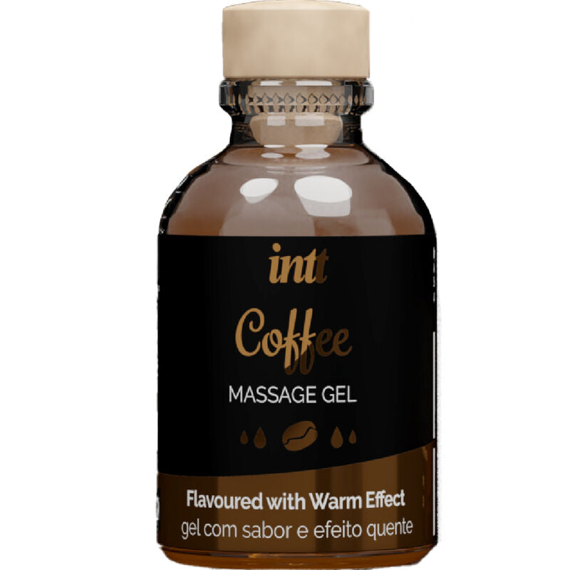 INTT MASSAGE & ORAL SEX - MASSAGEGEL MIT KAFFEEGESCHMACK UND WÄRMEEFFEKT 30 ML - Sexotim