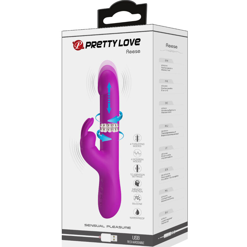 PRETTY LOVE - REESE VIBRATOR MIT LILA ROTATION - Sexotim