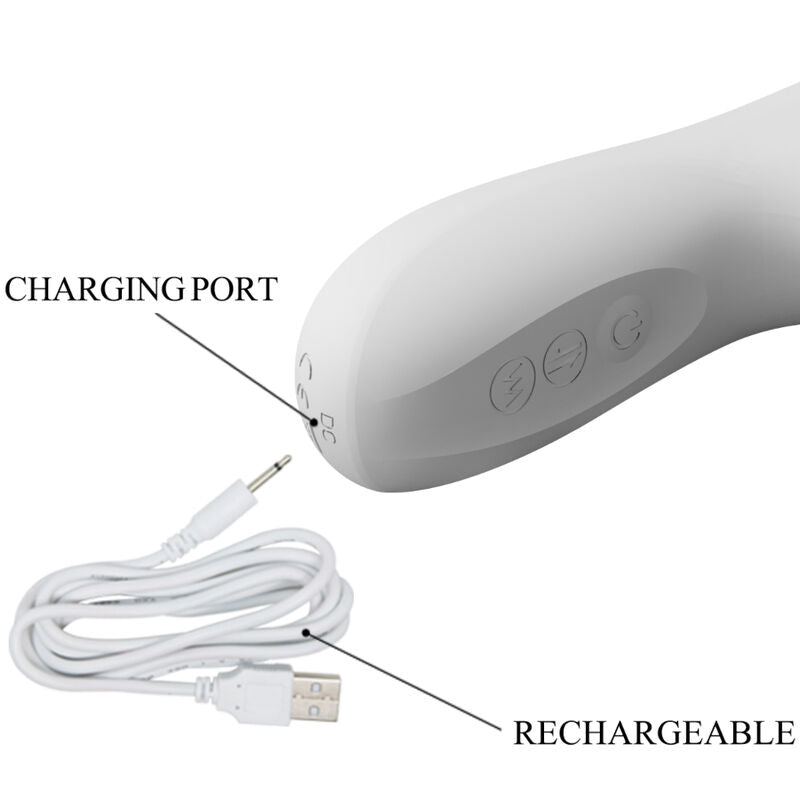 PRETTY LOVE - REESE VIBRATOR MIT SILBERNE ROTATION - Sexotim