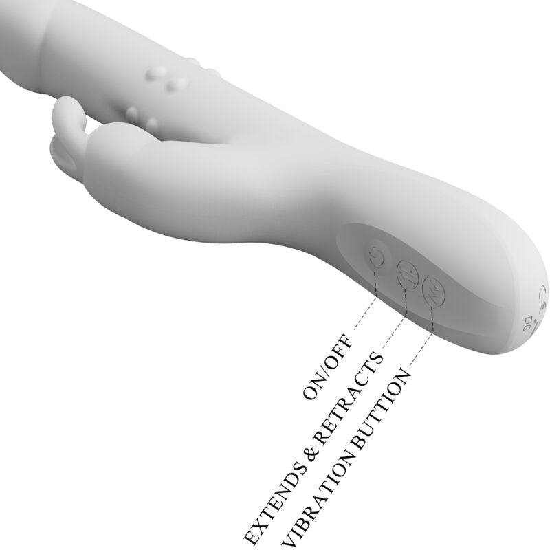 PRETTY LOVE - REESE VIBRATOR MIT SILBERNE ROTATION - Sexotim