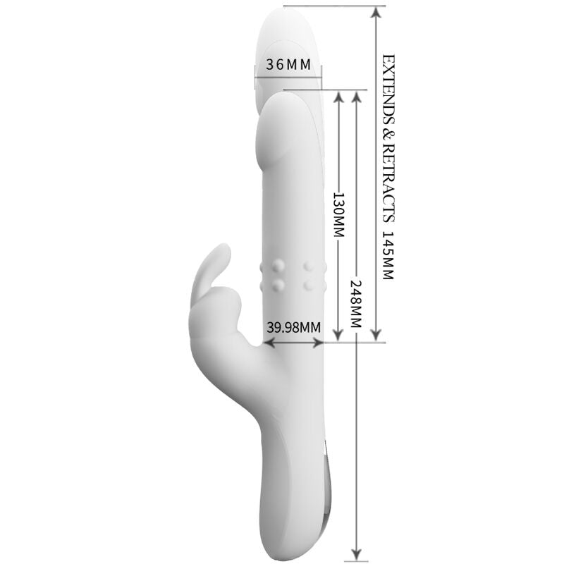 PRETTY LOVE - REESE VIBRATOR MIT SILBERNE ROTATION - Sexotim