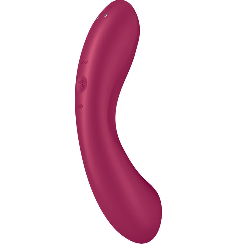 SATISFYER - CURVE TRINITY 1 AIR PULSE VIBRATION ROSA / GRAU - Sexotim