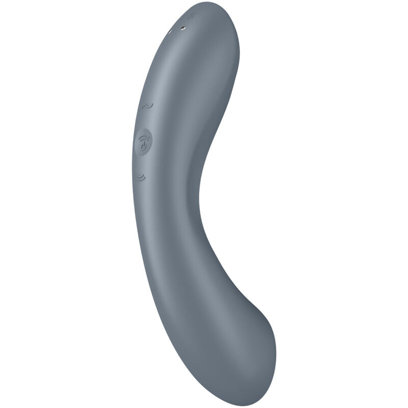 SATISFYER - CURVE TRINITY 1 AIR PULSE VIBRATION ROSA / GRAU - Sexotim