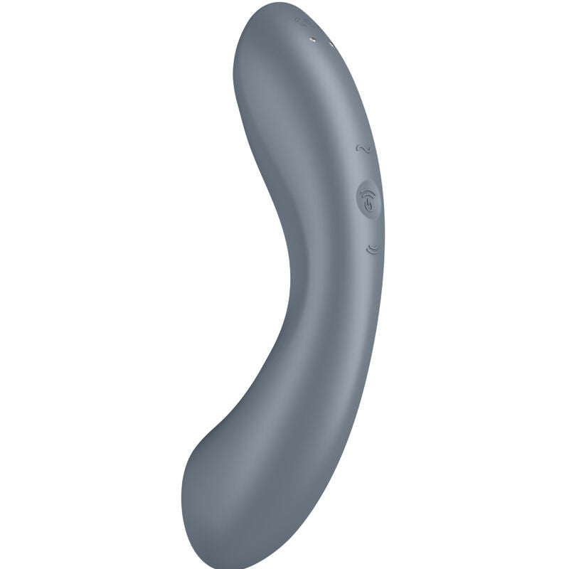 SATISFYER - CURVE TRINITY 1 AIR PULSE VIBRATION ROSA / GRAU - Sexotim
