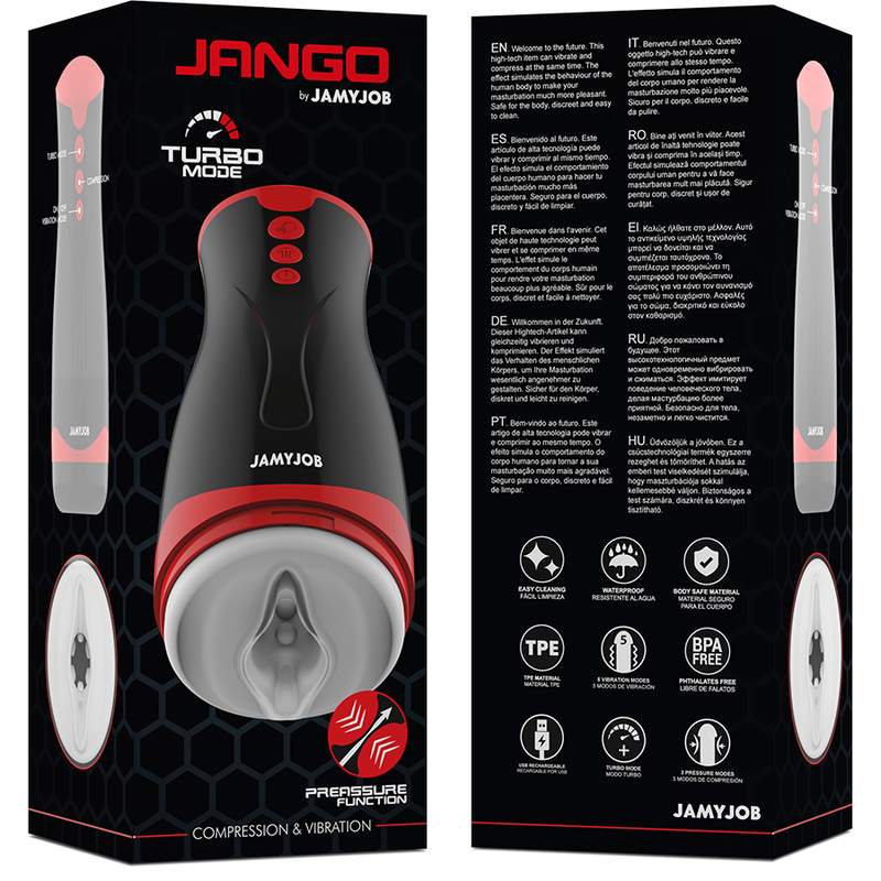 JAMYJOB - JANGO KOMPRESSIONS- UND VIBRATIONS-MASTURBATOR - Sexotim