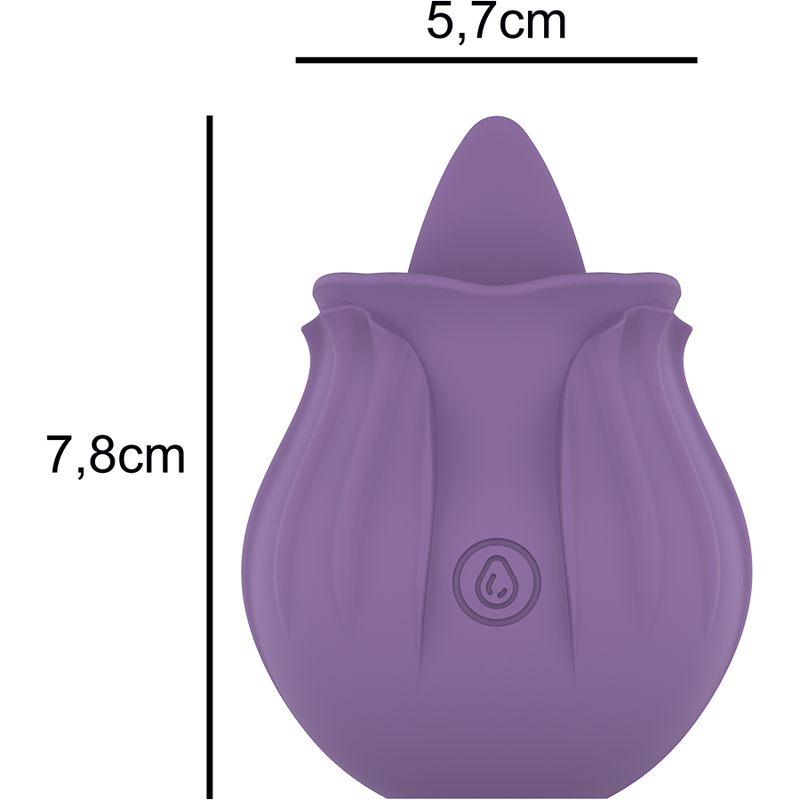 INTENSE - VIOLETT CL TORIS STIMULATOR 10 VIBRATIONEN FLIEDER - Sexotim