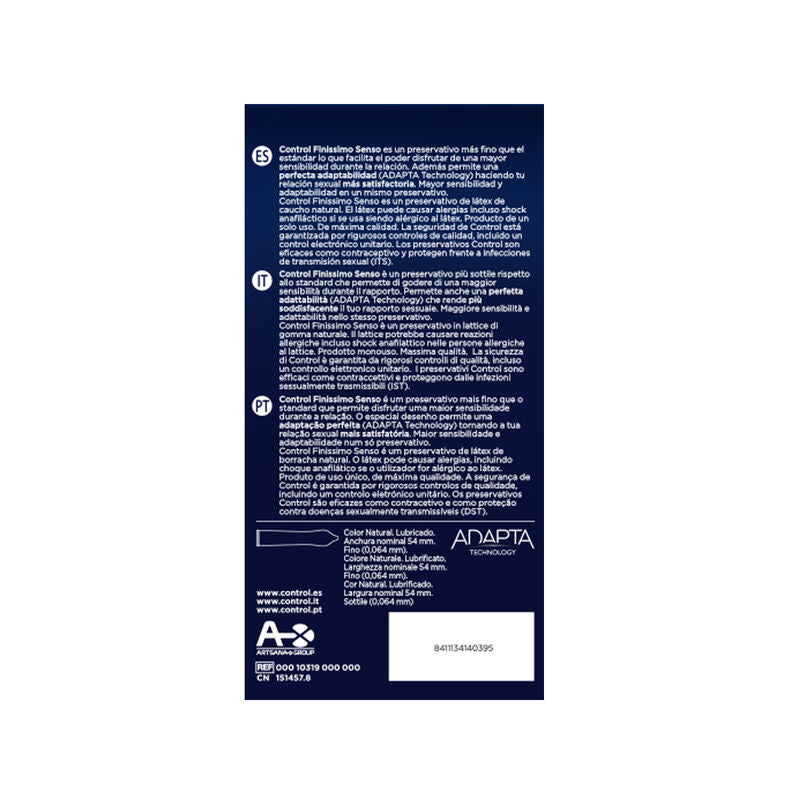 CONTROL - ADAPTA CONDOMS 24 UNITS - Sexotim
