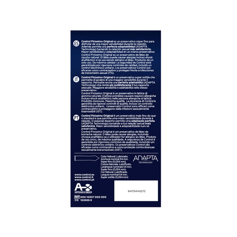 CONTROL - FINISSIMO CONDOMS 24 UNITS - Sexotim