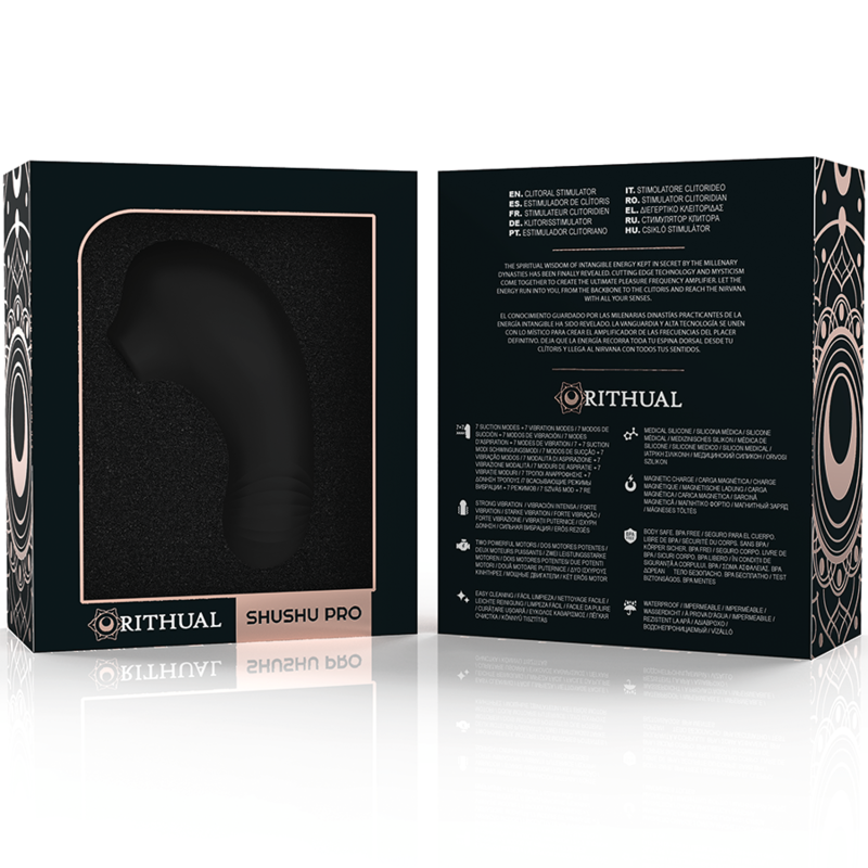 RITHUAL - SHUSHU PRO POCKET KLITORIS-STIMULATOR 2 LEISTUNGSSTARKE JET-MOTOREN - Sexotim