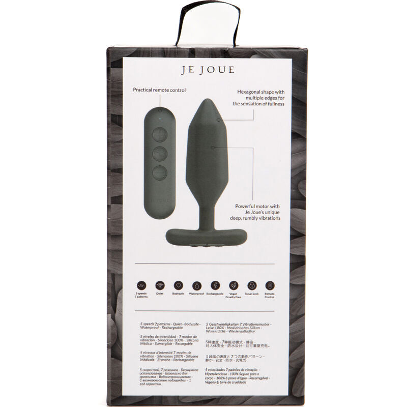 JE JOUE - ONYX ANAL PLUG VIBRATOR SCHWARZ - Sexotim