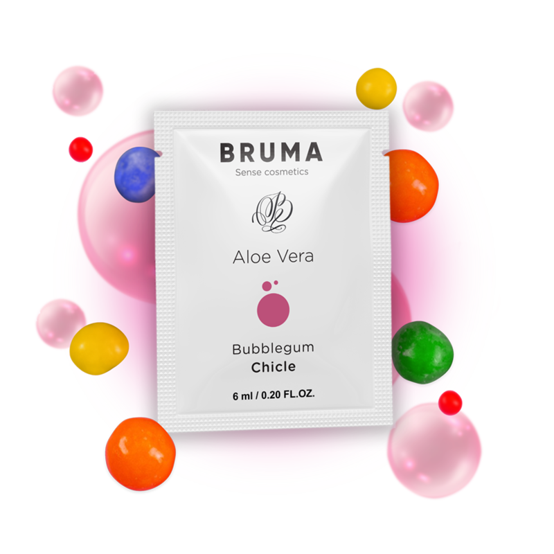 BRUMA - ALOE VERA GLEITGEL BUBBLEGUM GESCHMACK 6 ML - Sexotim