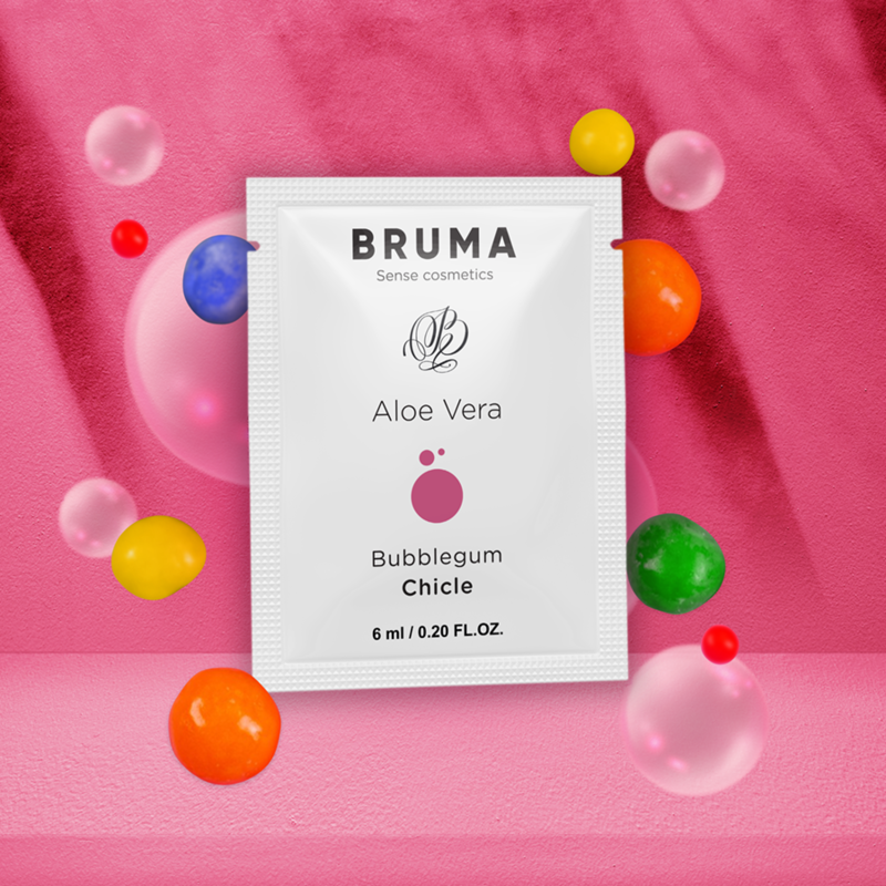 BRUMA - ALOE VERA GLEITGEL BUBBLEGUM GESCHMACK 6 ML - Sexotim