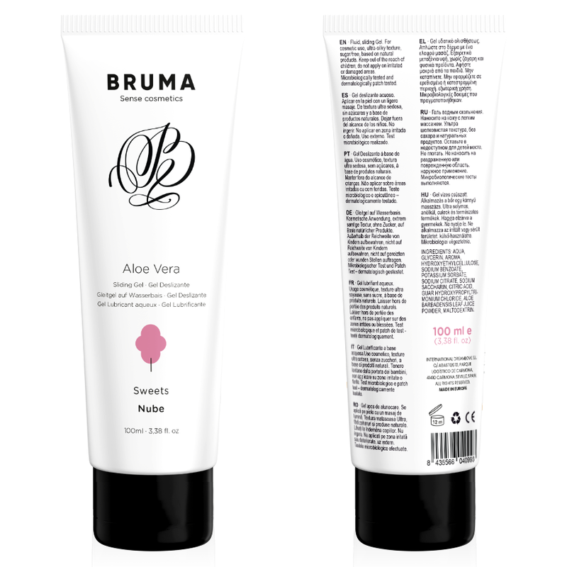 BRUMA - ALOE VERA GLEITGEL ZUCKERWATTE GESCHMACK 100 ML - Sexotim