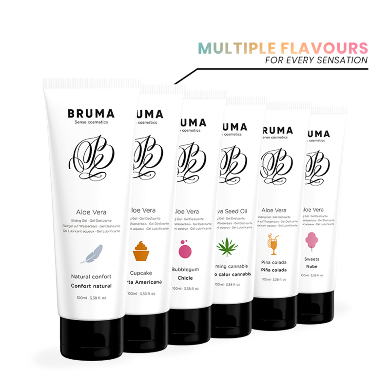 BRUMA - ALOE VERA GLEITGEL ZUCKERWATTE GESCHMACK 100 ML - Sexotim