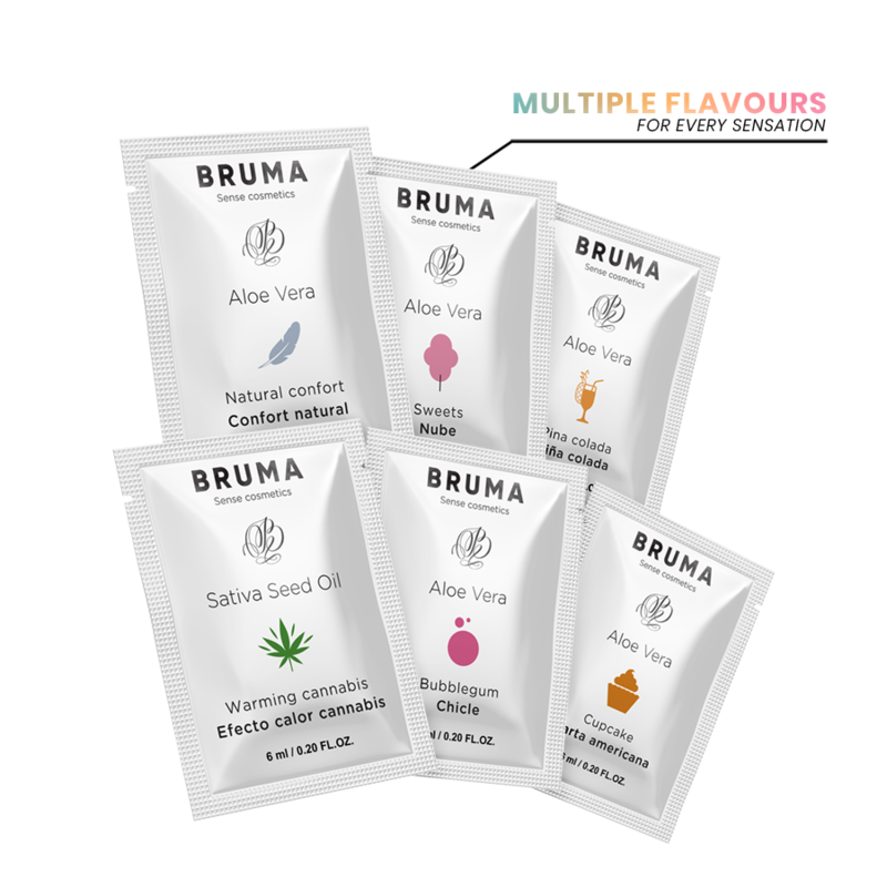 BRUMA - ALOE VERA GLEITGEL BUBBLEGUM GESCHMACK 6 ML - Sexotim