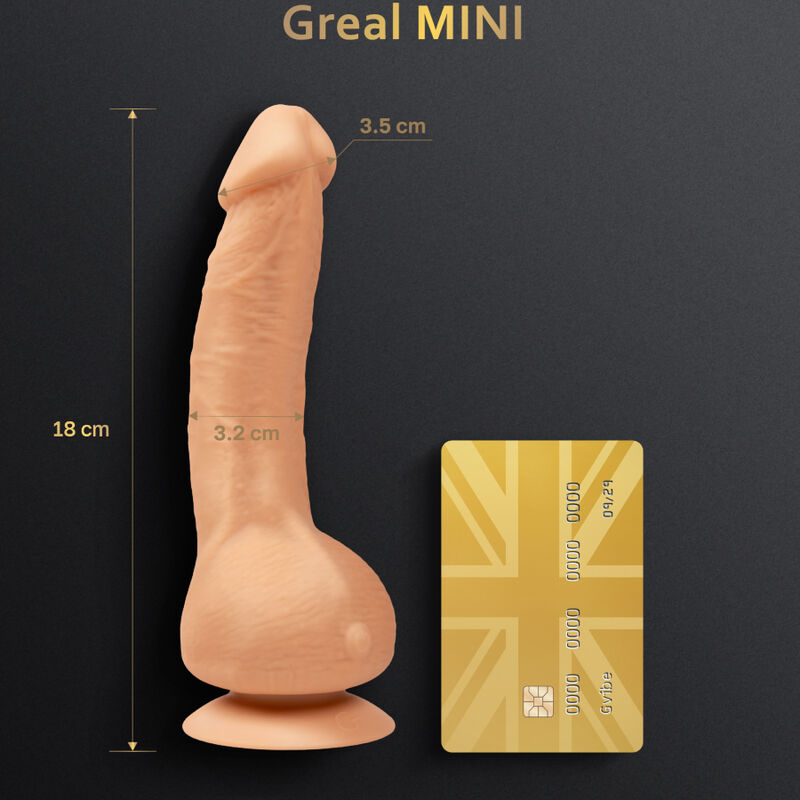 G-VIBE - GREAL MINI VIBRATOR DILDO NATÜRLICHES SILIKON - Sexotim