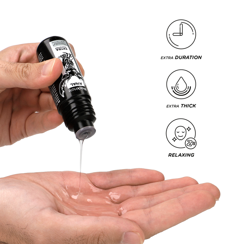 BLACK HOLE - SCHWARZE LOCH-GEL-SILIKON-BASIS-ANAL-DILATION 30 ML - Sexotim