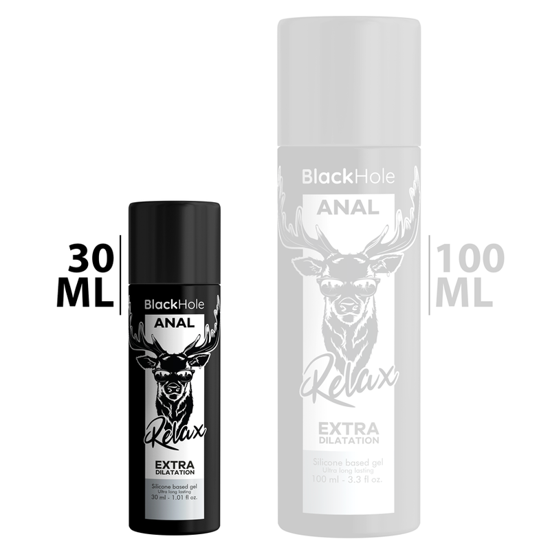 BLACK HOLE - SCHWARZE LOCH-GEL-SILIKON-BASIS-ANAL-DILATION 30 ML - Sexotim