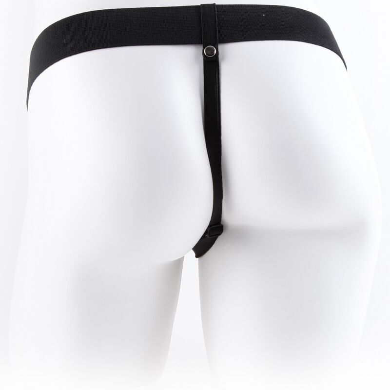 FETISH FANTASY SERIES - VERSTELLBARES GURT MIT FERNBEDIENUNG, REALISTISCHER PENIS MIT HODEN 17,8 CM - Sexotim