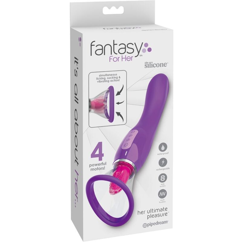 FANTASY FOR HER - KLITORISAUGER VIOLET, DER DIE ZUNGE STIMULIERT - Sexotim