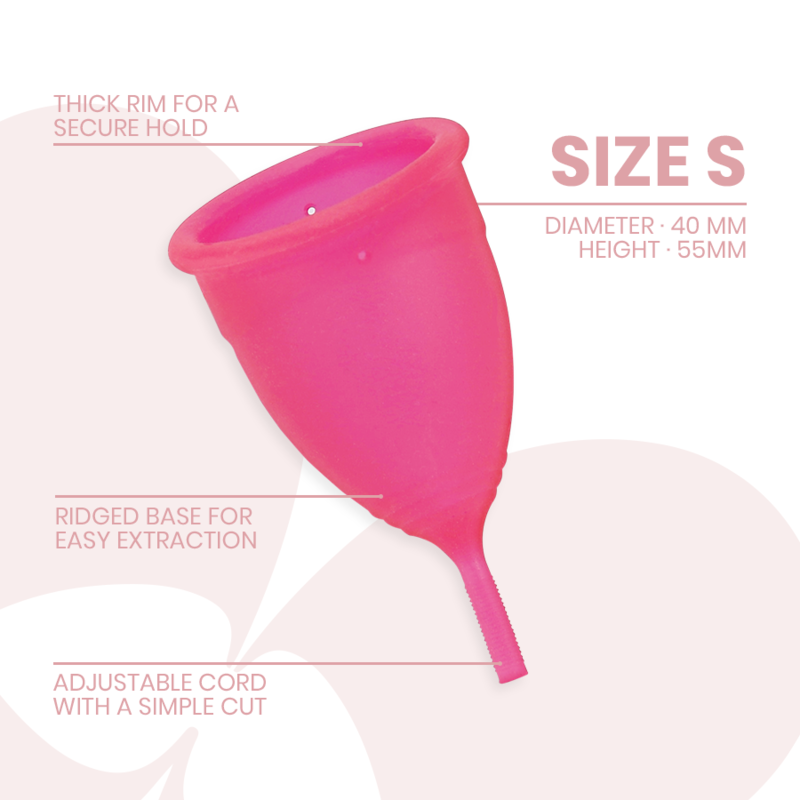 INTIMICHIC - MENSTRUAL CUP MEDIZINISCHES SILIKON - GRÖSSE S / L - Sexotim