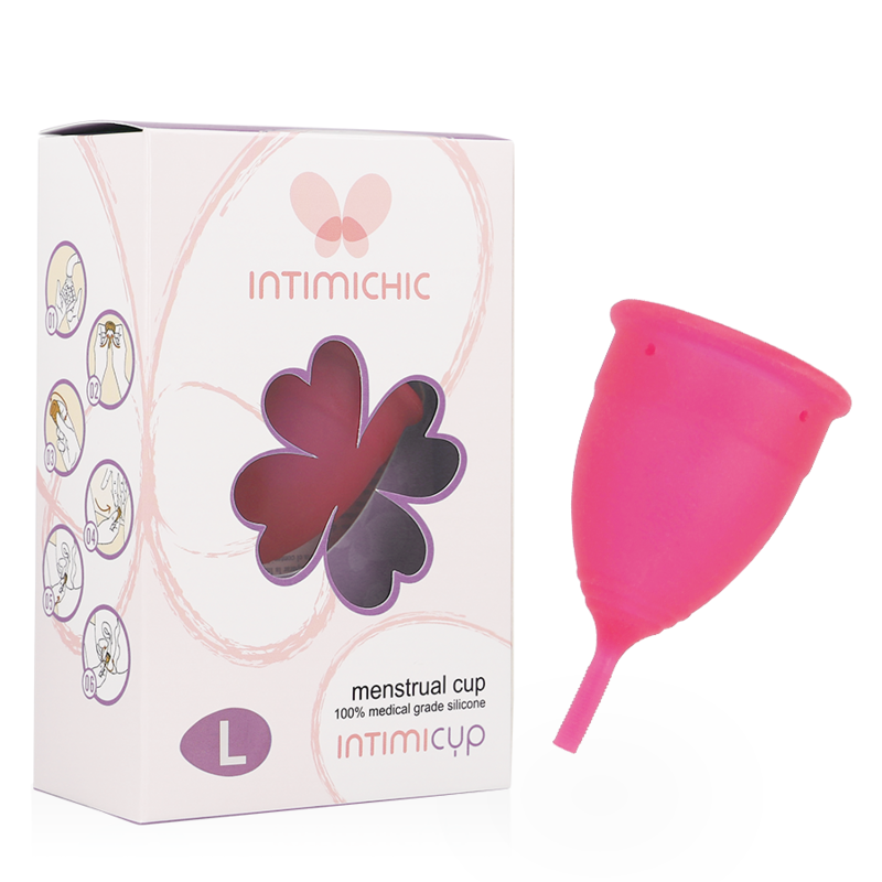 INTIMICHIC - MENSTRUAL CUP MEDIZINISCHES SILIKON - GRÖSSE S / L - Sexotim