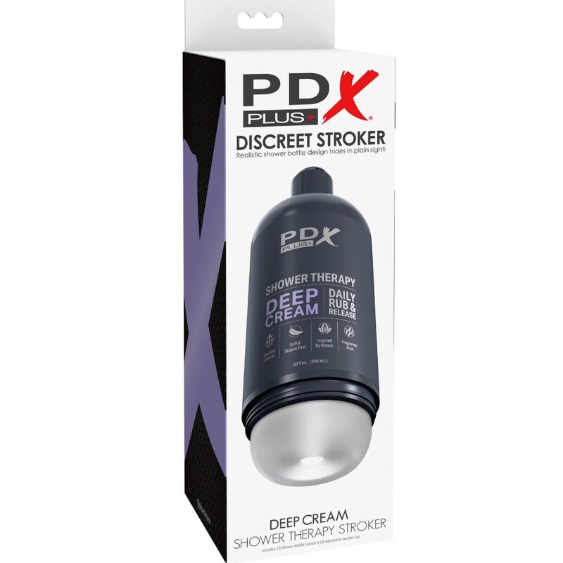 PDX PLUS - STROKER MASTURBATOR DISKRETES TIEFE CREME-SHAMPOO-FLASCHEN-DESIGN - Sexotim