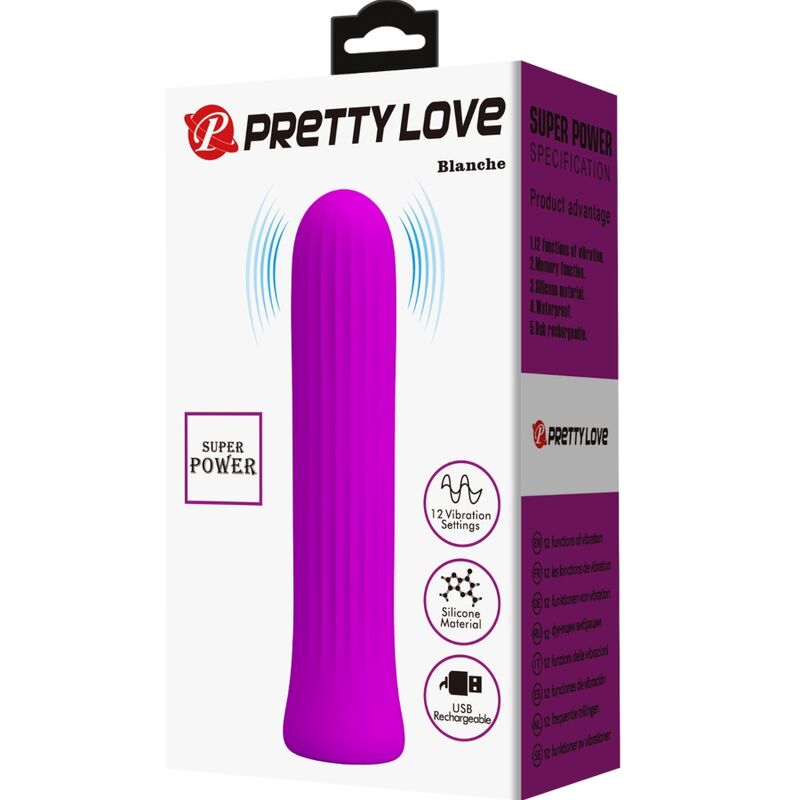 PRETTY LOVE - BLANCHE PINK STIMULATOR VIBRATOR - Sexotim