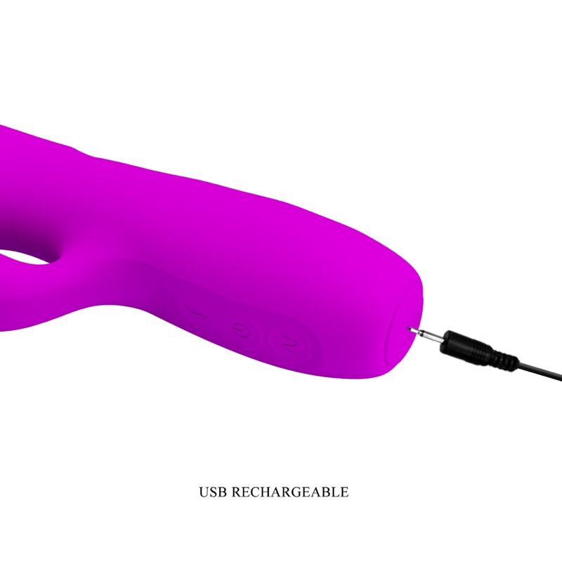 PRETTY LOVE - MELANIE PURPLE WIEDERAUFLADBARER KANINCHENVIBRATOR - Sexotim