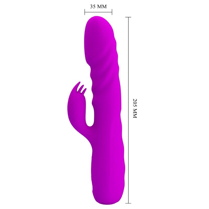 PRETTY LOVE - MELANIE PURPLE WIEDERAUFLADBARER KANINCHENVIBRATOR - Sexotim