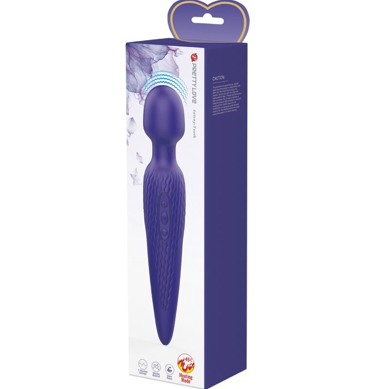 PRETTY LOVE - ANTONY YOUTH WAND VIBRATOR VIOLET WÄRMEEFFEKT - Sexotim