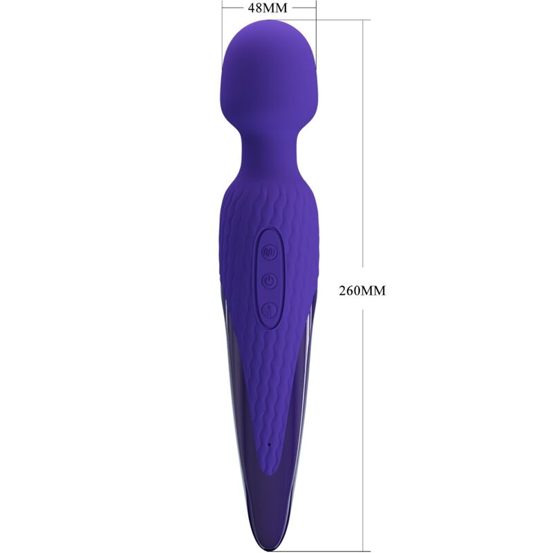 PRETTY LOVE - ANTONY YOUTH WAND VIBRATOR VIOLET WÄRMEEFFEKT - Sexotim