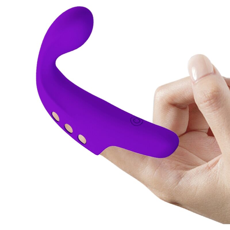 PRETTY LOVE - GORGON PURPLE WIEDERAUFLADBARER FINGERVIBRATOR - Sexotim
