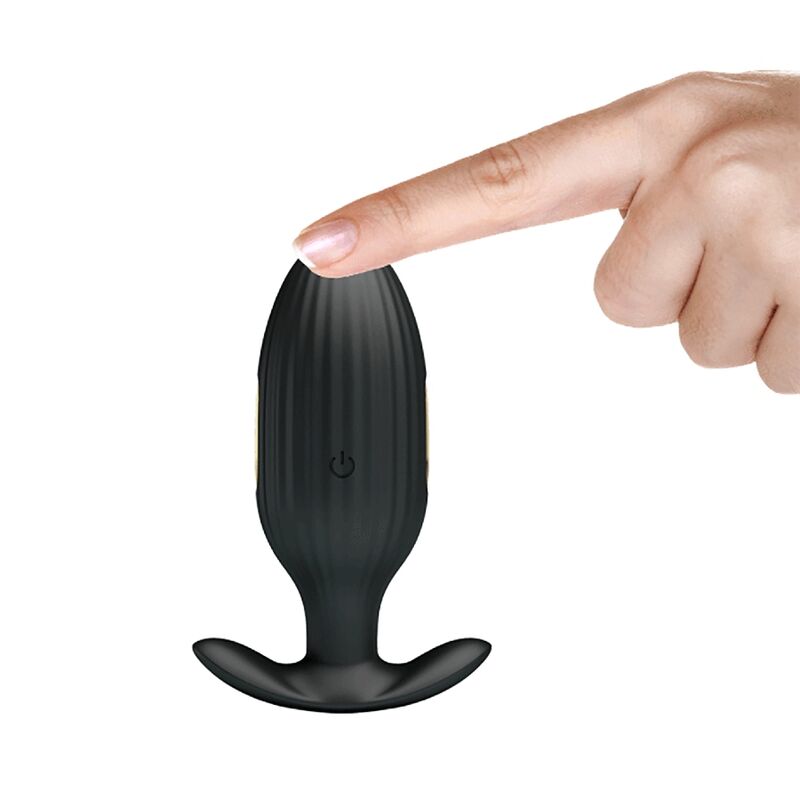 PRETTY LOVE - KELLY PLUG ANAL WIEDERAUFLADBARER VIBRATOR SCHWARZ - Sexotim