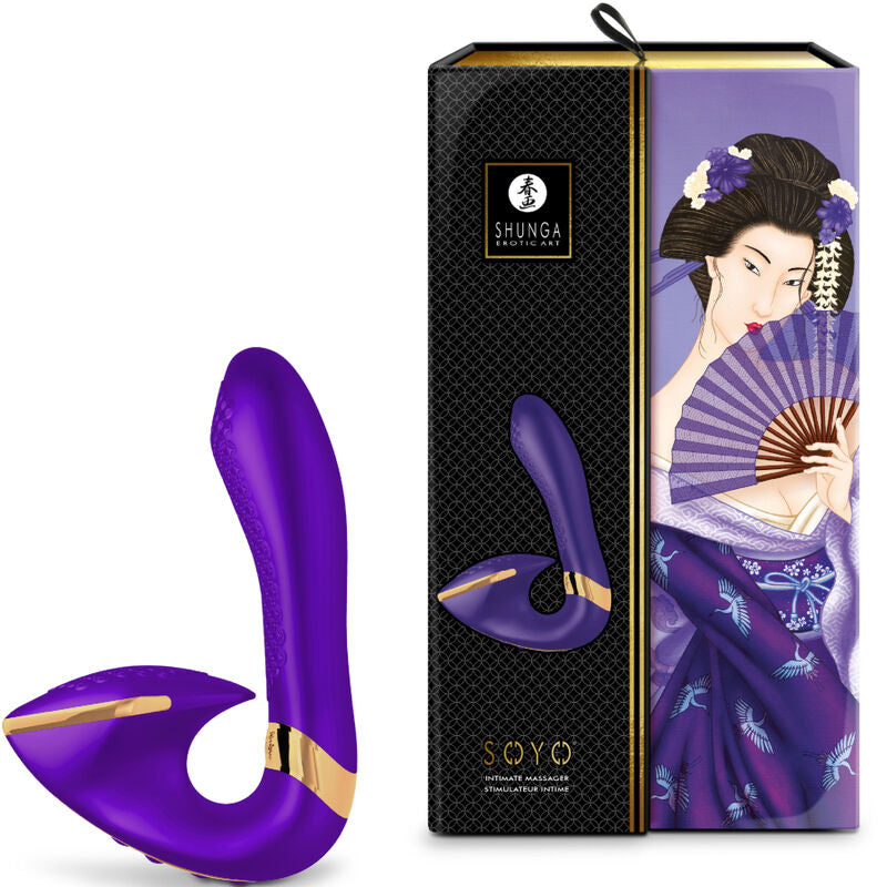 SHUNGA - SOYO INTIM MASSAGER ROSA, VIOLETT, SCHWARZ, FUCSIA - Sexotim